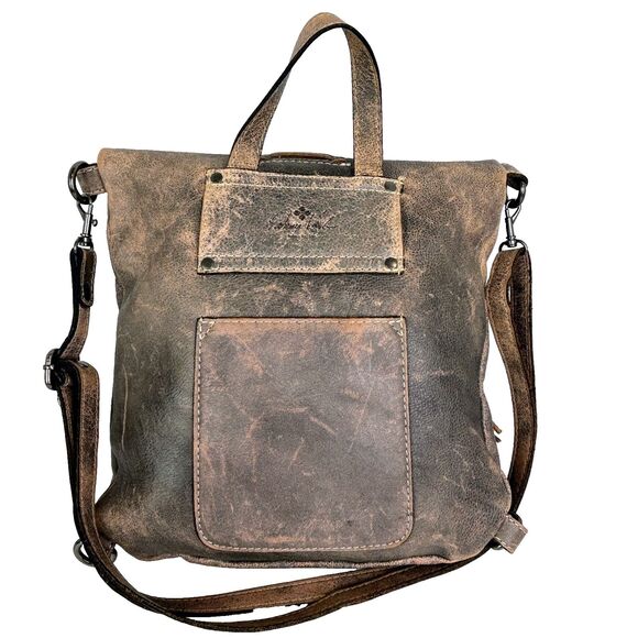 Patricia Nash Heritage Luzille Backpack Convertible Crossbody Bag Distressed Ltr - Picture 9 of 16